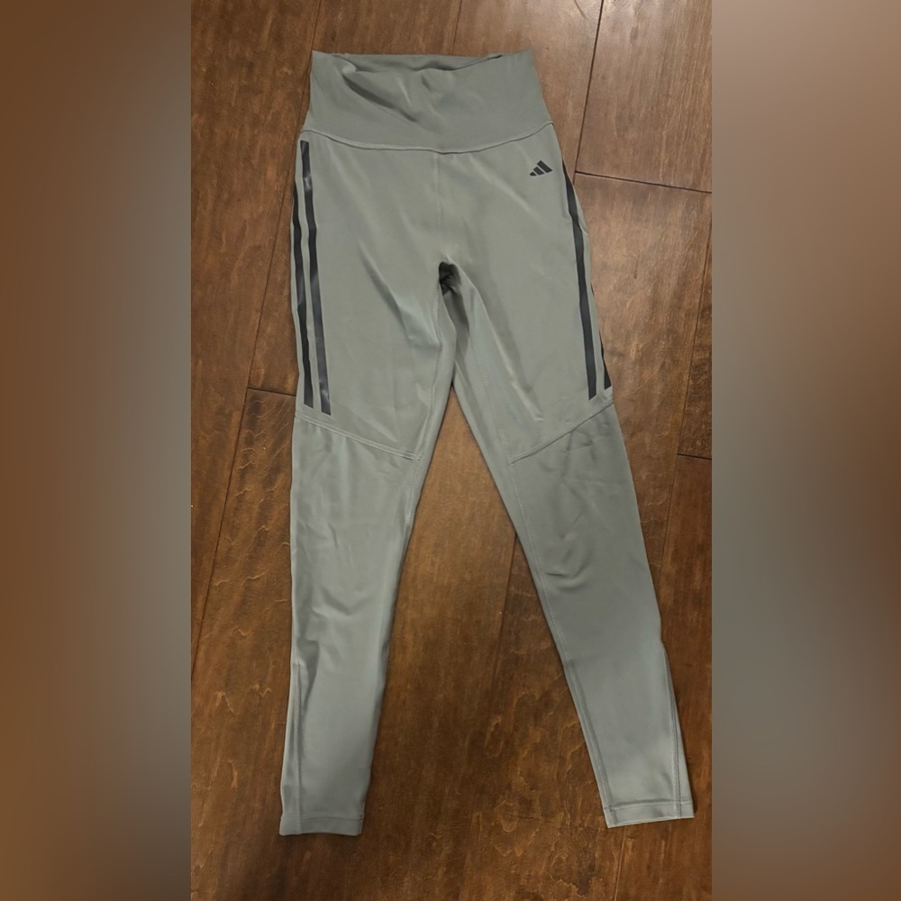 Adidas Green Leggings with a bonus Aeropostale Top - Picture 2 of 5